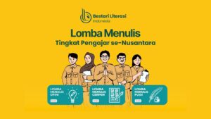 Indonesia Bestari Literasi lomba menulis opini Gratis lomba menulis Cerpen Gratis lomba menulis puisi Gratis Lomba Menulis Tingkat Pengajar se-Nusantara