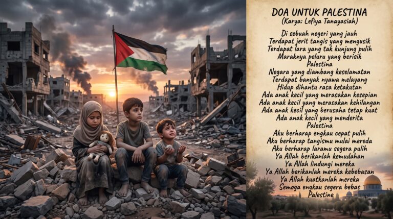 Doa untuk Palestina – Puisi Lefiya Tanayasiah