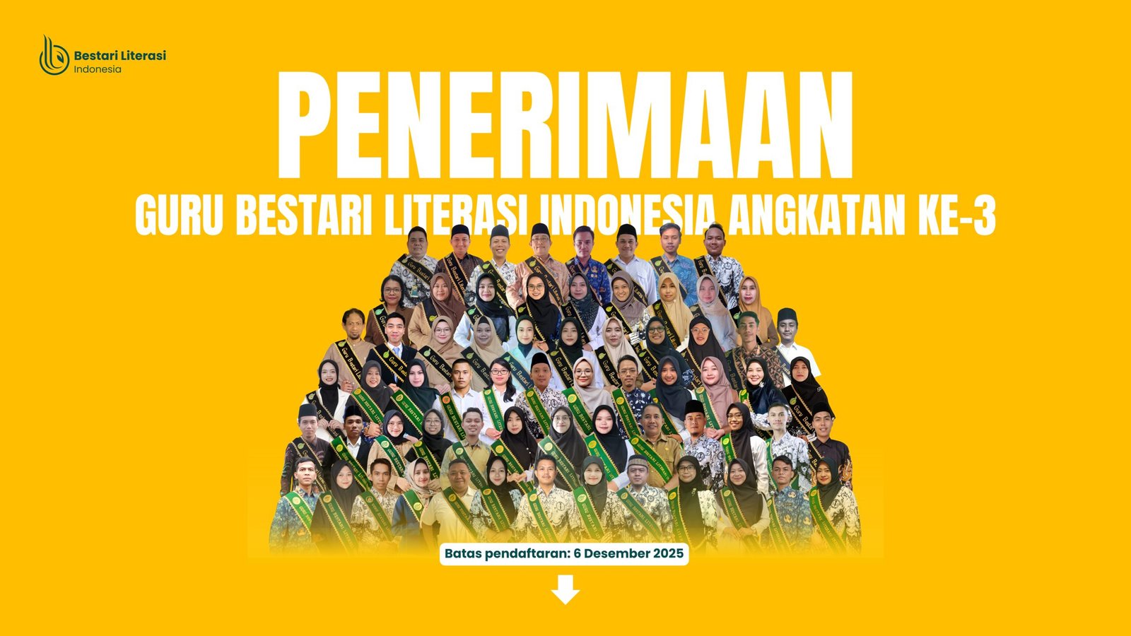 Penerimaan Guru Bestari Literasi Indonesia Angkatan Ke-3