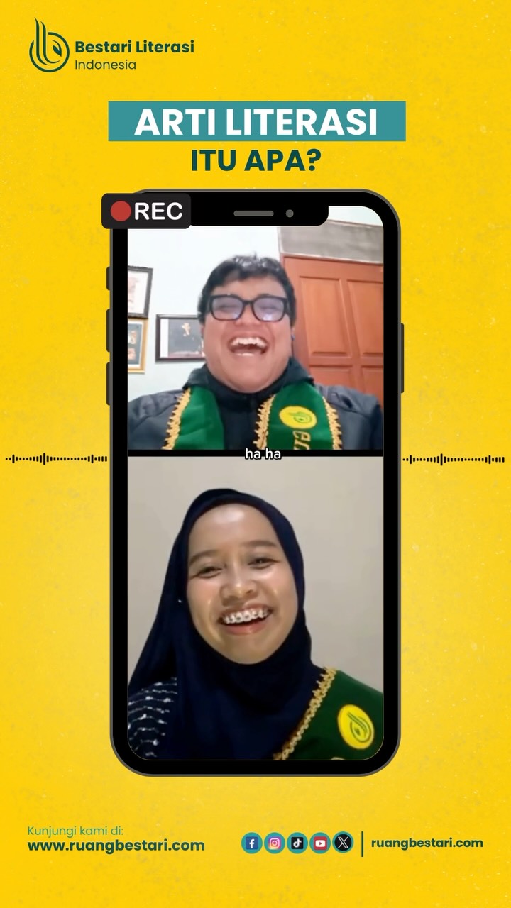 Arti literasi itu apa?🤔📚 Yuk simak penjelasan dari Ibu : @naairytn #RuangBestari…
